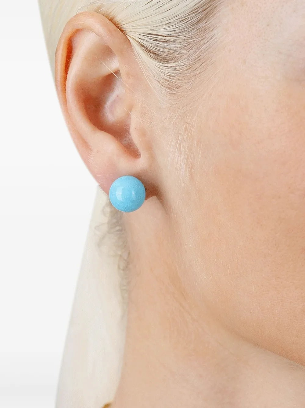  Irene Neuwirth 18k Yellow Gold Gumball Stud Earrings 
