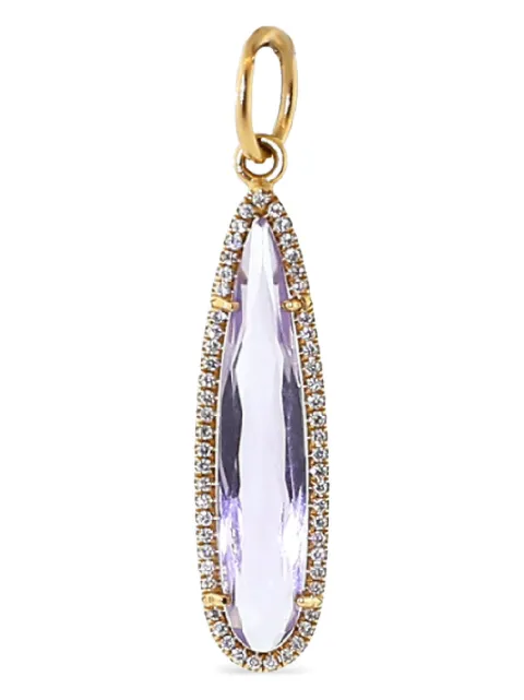 Irene Neuwirth 18K rose gold amethyst necklace