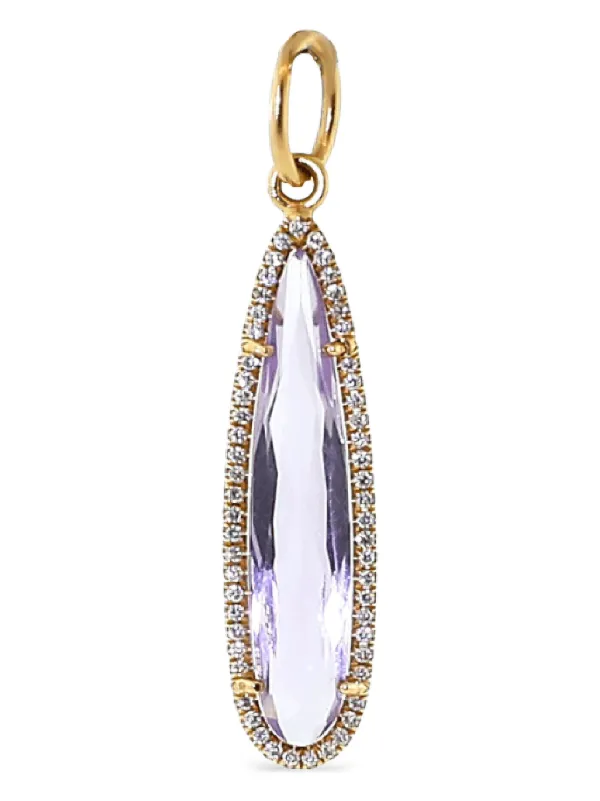 Irene Neuwirth 18K Rose Gold Amethyst Necklace