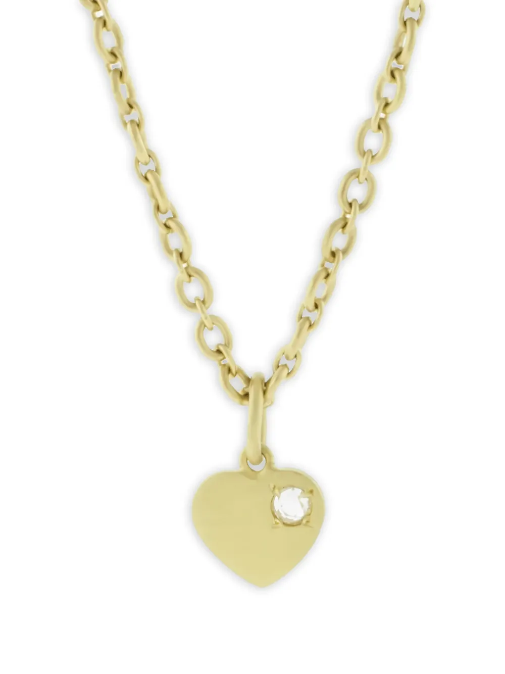 Irene Neuwirth 18kt yellow gold Flat Heart diamond necklace - ゴールドトーン Irene Neuwirth 18kt yellow gold Flat Heart diamond necklace - ゴールドトーン