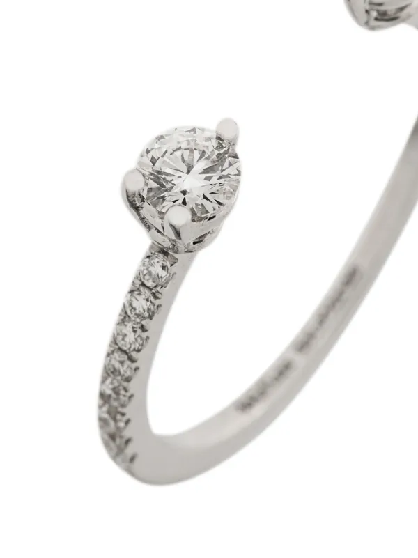 【関税送料込】DELFINA DELETTREZ 18KT DIAMOND DOTS リング** Delfina Delettrez 18kt White Gold Dots Diamond Ring | Silver