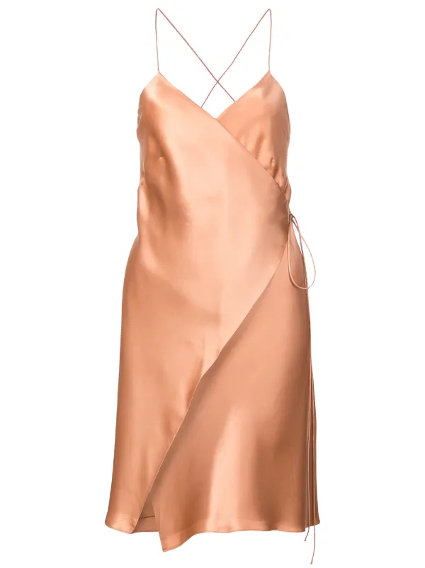 Michelle Mason Wrap Mini Dress - Farfetch
