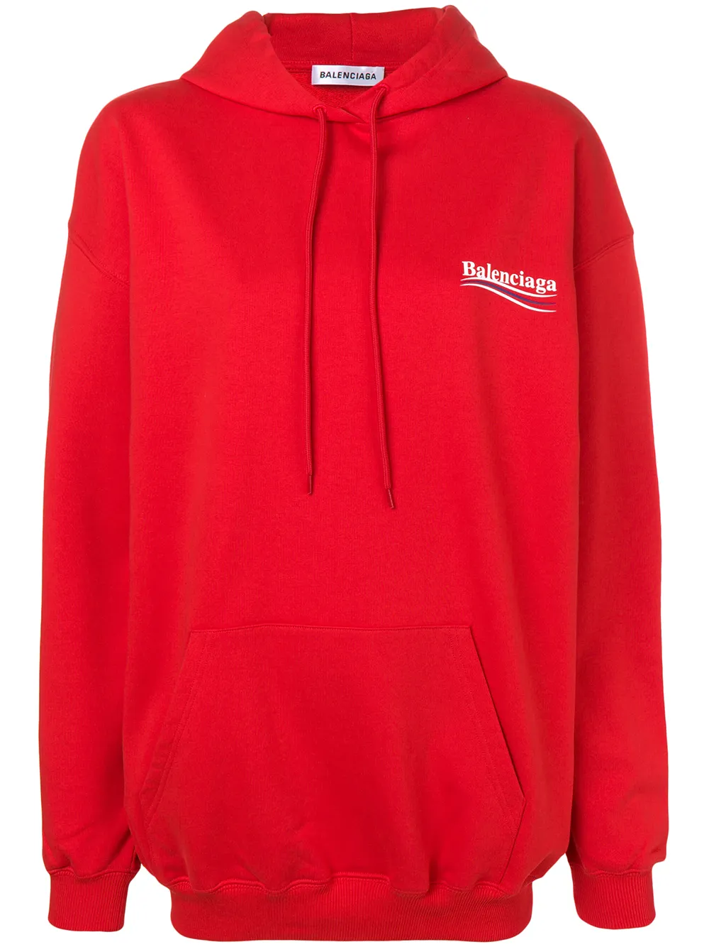 Balenciaga Felpa con cappuccio - Rosso