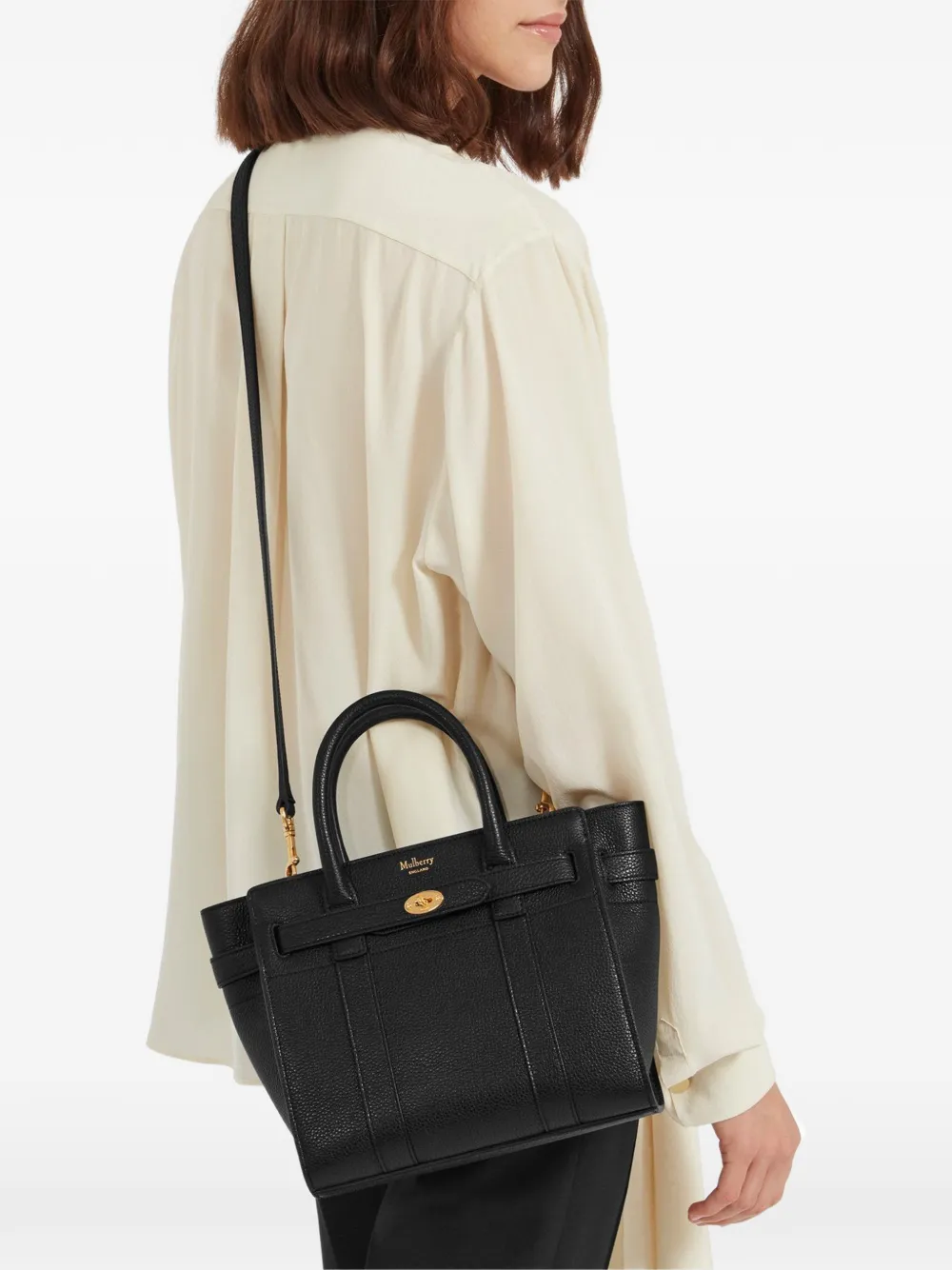  Mulberry Mini 'bayswater' Handtasche   Schwarz 