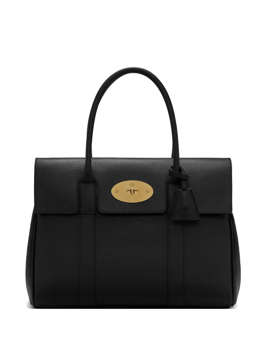 Mulberry Bayswater bag in black & brass