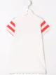 الصورة 2 من Moncler Kids فستان تيشيرت بشعار مطرز