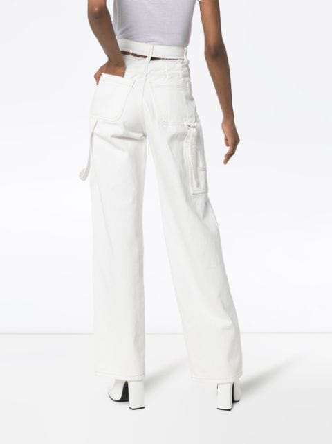 Hyein Seo cutaway wide-leg jeans $151 - Buy SS19 Online - Fast Global ...