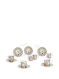 Fornasetti Sole coffee cups (set of 6) - White