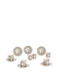 Fornasetti Sole coffee cups (set of 6) - White