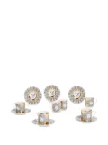Fornasetti Sole coffee cups (set of 6) - White