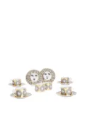 Fornasetti Sole tea cups (set of 6) - Gold