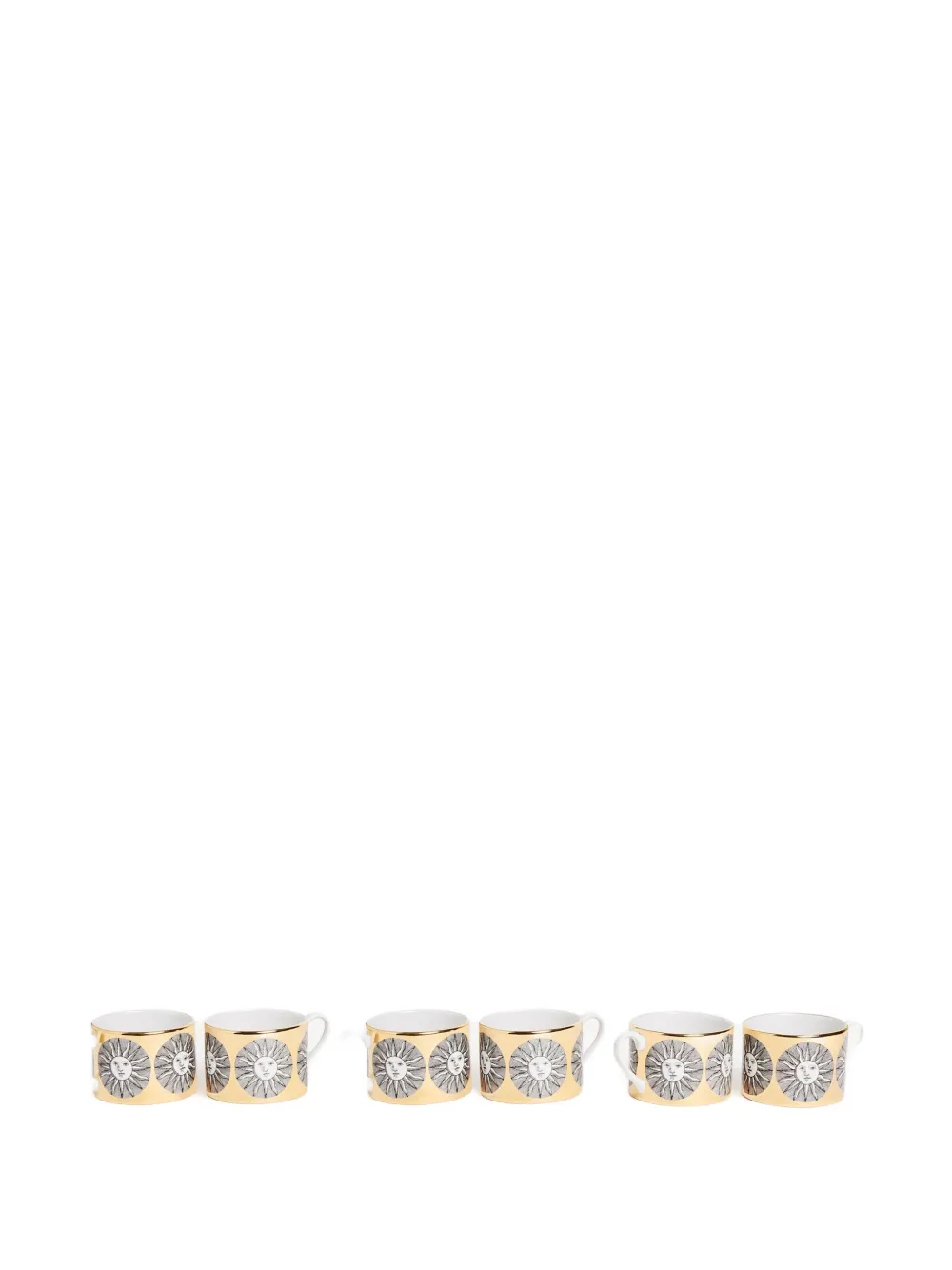 Fornasetti Sole tea cups (set of 6) | Tea & Coffee | Image 2