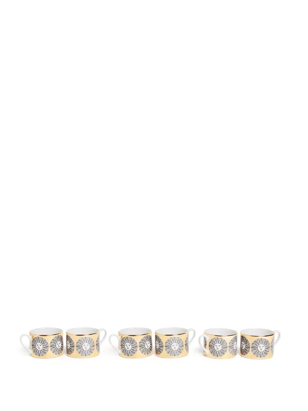 Fornasetti Sole tea cups (set of 6) | Tea & Coffee | Image 2