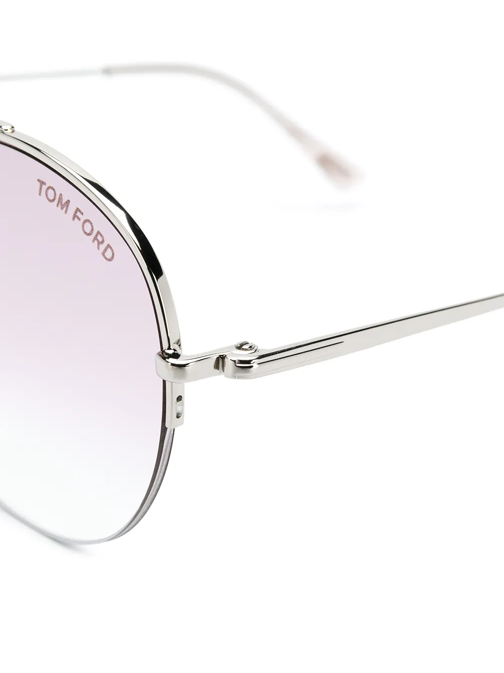 TOM FORD Eyewear Finn zonnebril Zilver