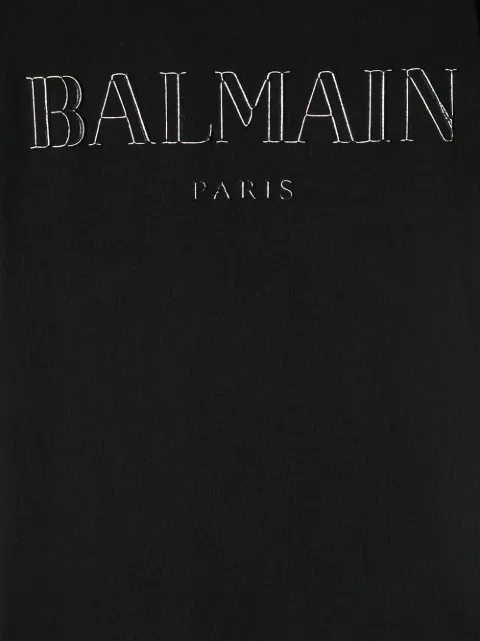 BALMAIN FOILED LOGO T-SHIRT