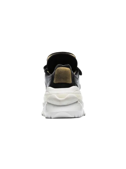 MAISON MARGIELA MAISON MARGIELA DISTRESSED CHUNKY SOLE SNEAKERS - BLACK
