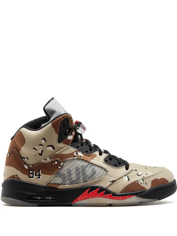 Jordan Air Jordan 5 Retro Supreme スニーカー - Farfetch