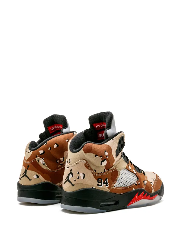 Air Jordan 5 Retro Supreme Desert Camo