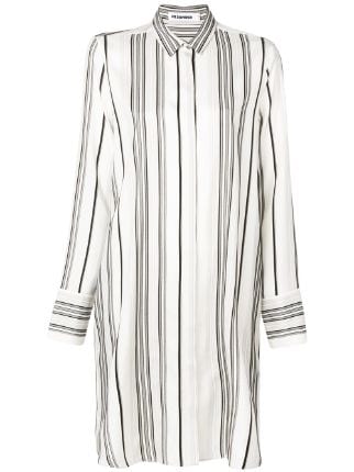 Jil Sander Ginepro Striped Shirt Dress - Farfetch