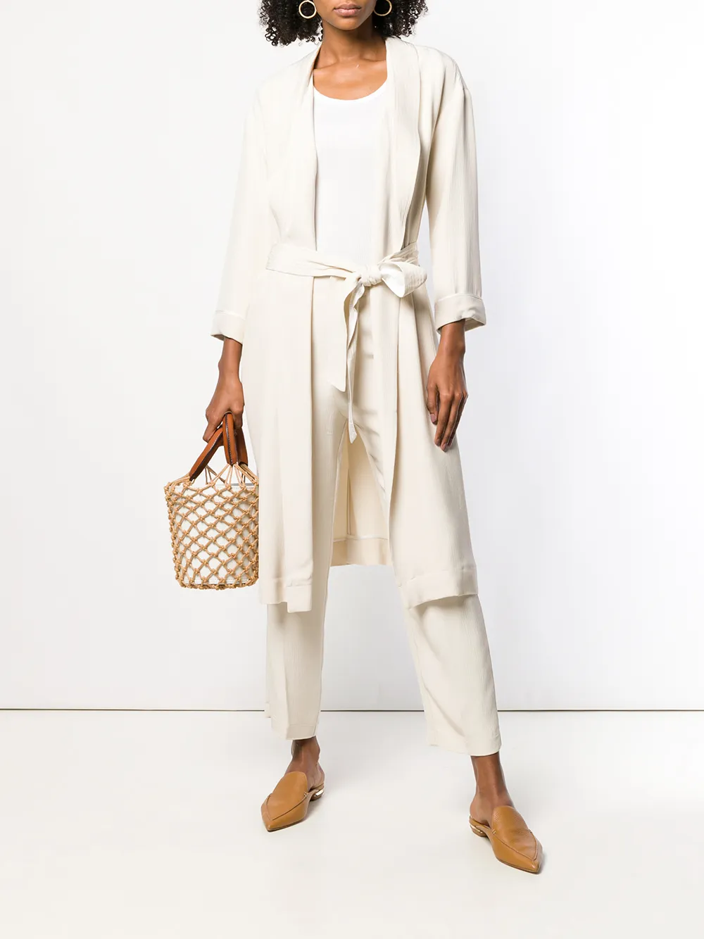 Forte Forte abrigo largo con cinturón | Abrigos con botones | Image 2