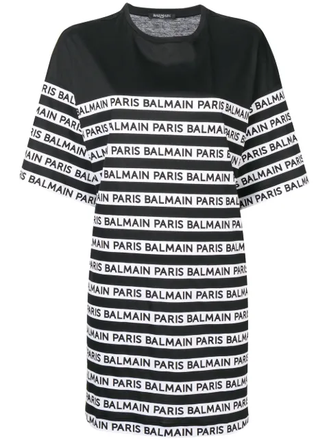 Shirt Logo Met Oversized Farfetch Balmain T UGqVSzMLp