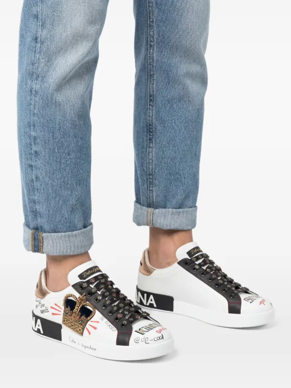 Dolce & Gabbana ポルトフィーノ スニーカー | ホワイト | FARFETCH JP