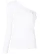 Image 1 of RedValentino one-shoulder ribbed top