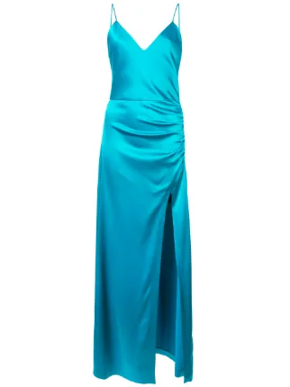 alice and olivia ruched dress