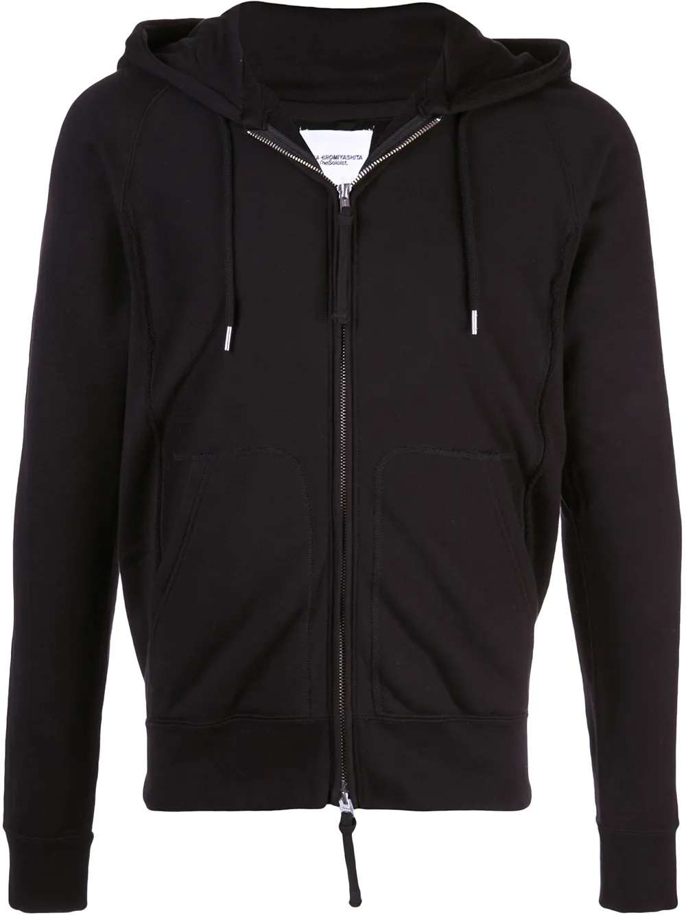 Takahiromiyashita The Soloist full-zipped hoodie - Black