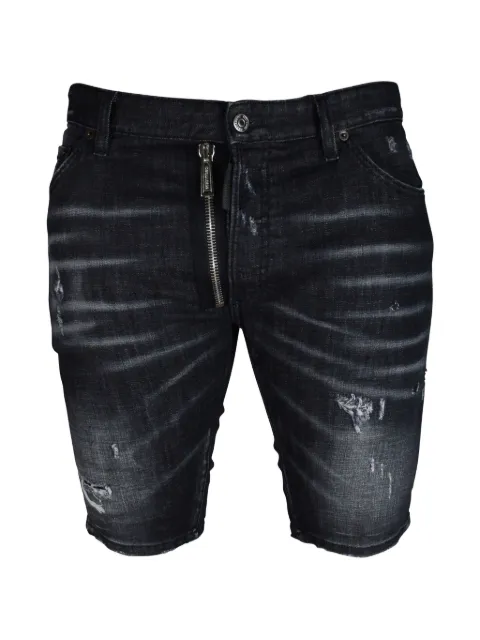 DSQUARED2 distressed denim shorts