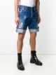Dsquared2 Jeansshorts in Distressed-Optik
