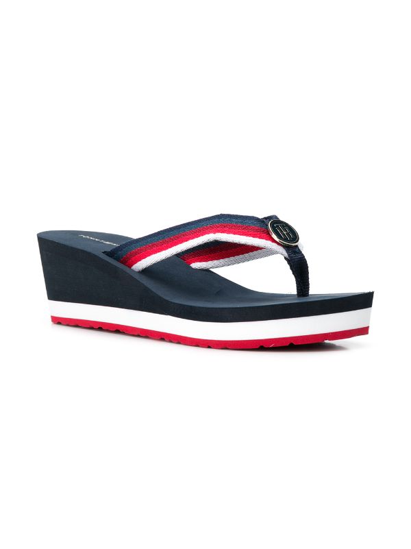 tommy hilfiger platform flip flops