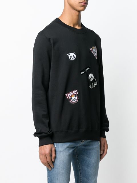 dolce gabbana panda sweatshirt