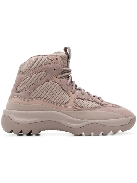 adidas Yeezy tenis altos con agujetas 