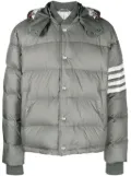 Thom Browne 4-Bar bomber jacket - Grey