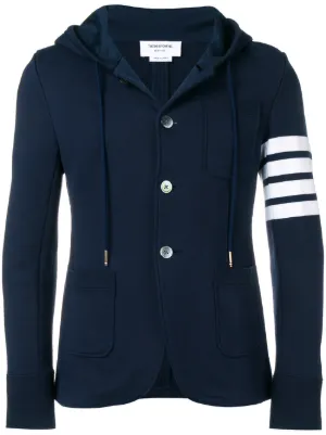 thom browne moletom com capuz blue