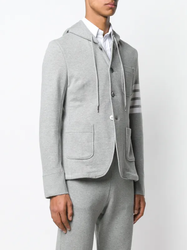 hooded sport coat