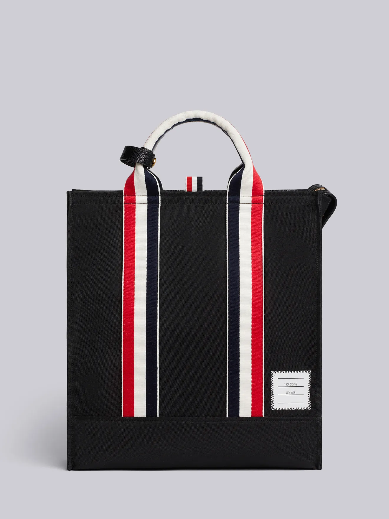 ストライプ トートバッグブラック | Thom Browne 公式オンラインサイト