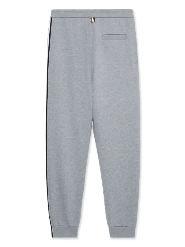 Thom Browne RWB Stripe-trimmed Track Pants | Grey | FARFETCH