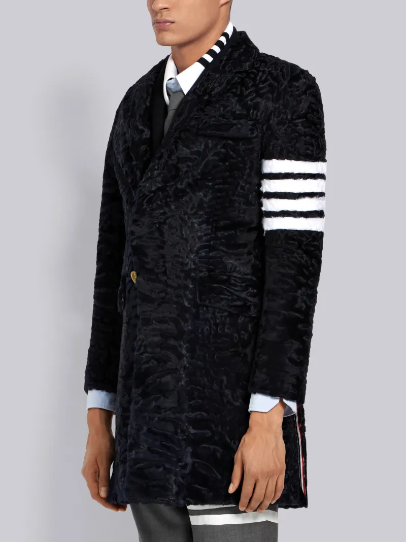 4-bar Karakul Fur Chesterfield | Thom 