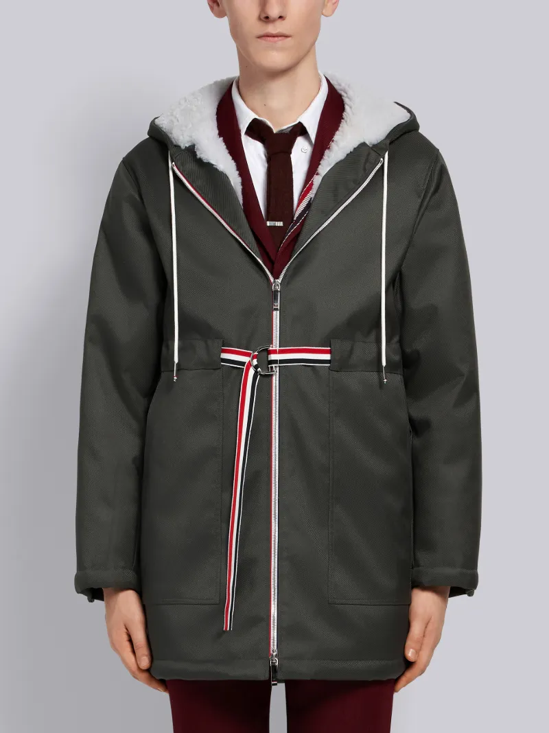 Shearling Lining Cargo Parka | Thom 