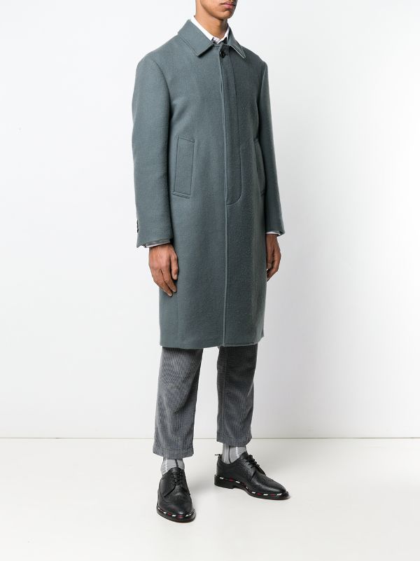 Thom Browne Relaxed Cashmere Bal Collar Overcoat - Farfetch