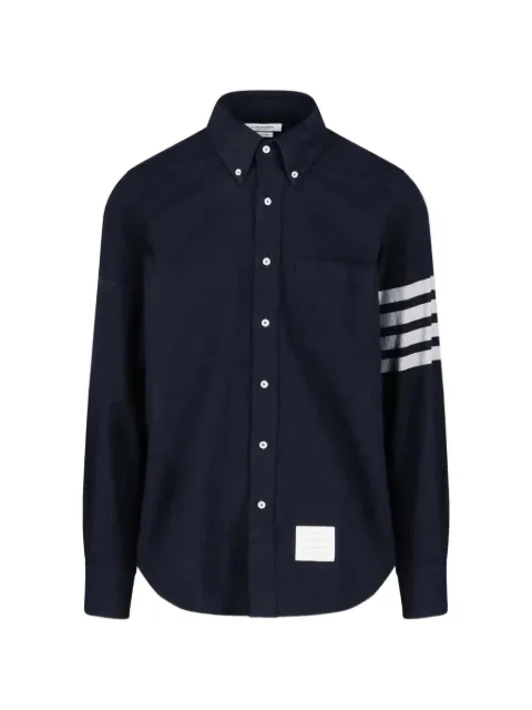 Thom Browne camisa manga larga con motivo 4-Bar