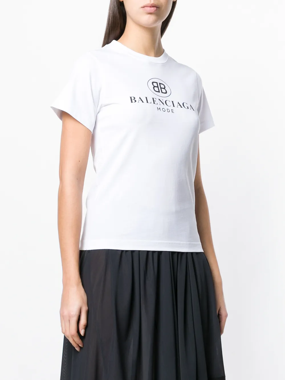 Balenciaga Mode T-shirt Wit