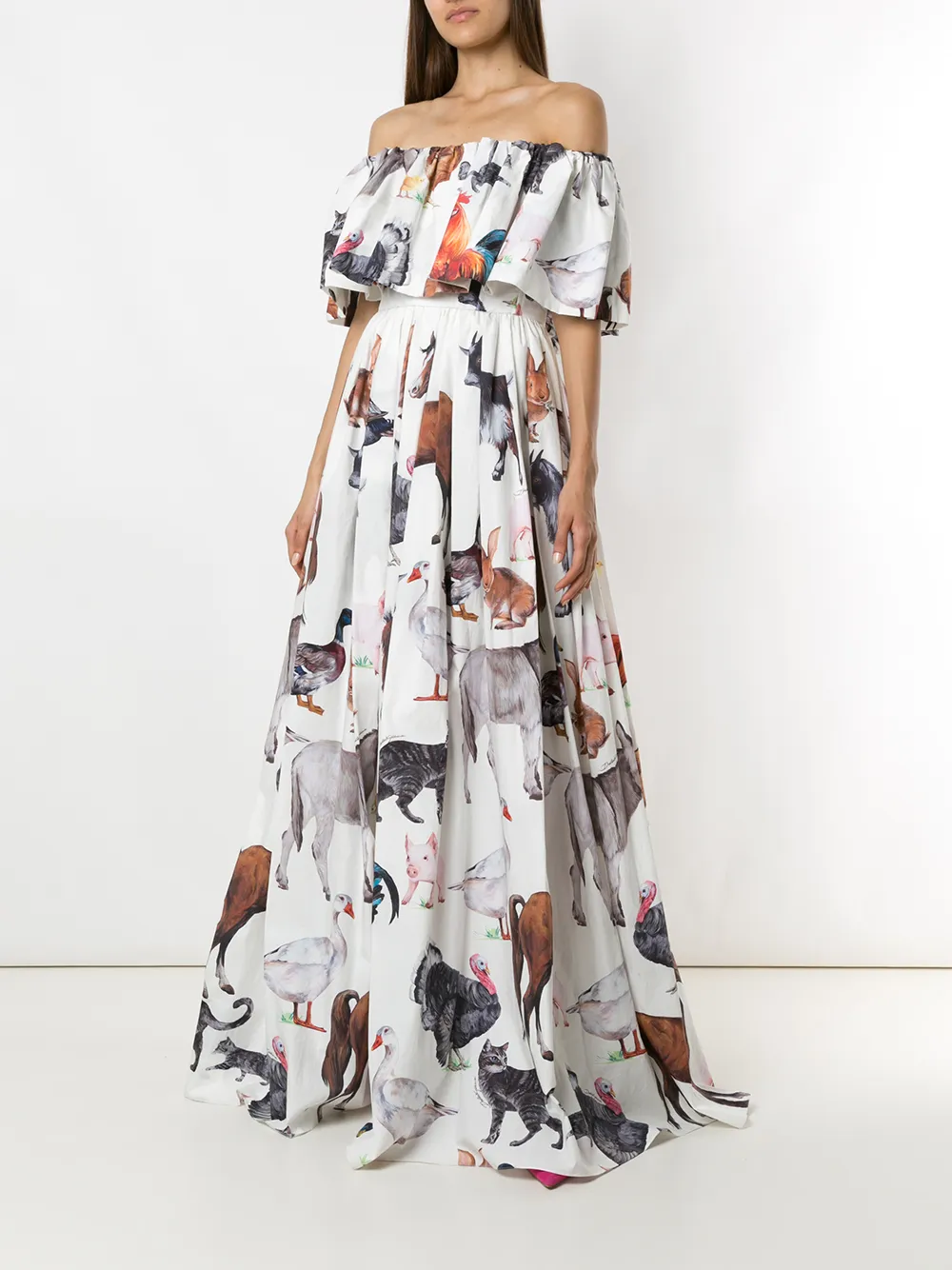 Imagem 2 de Dolce & Gabbana Vestido longo estampado