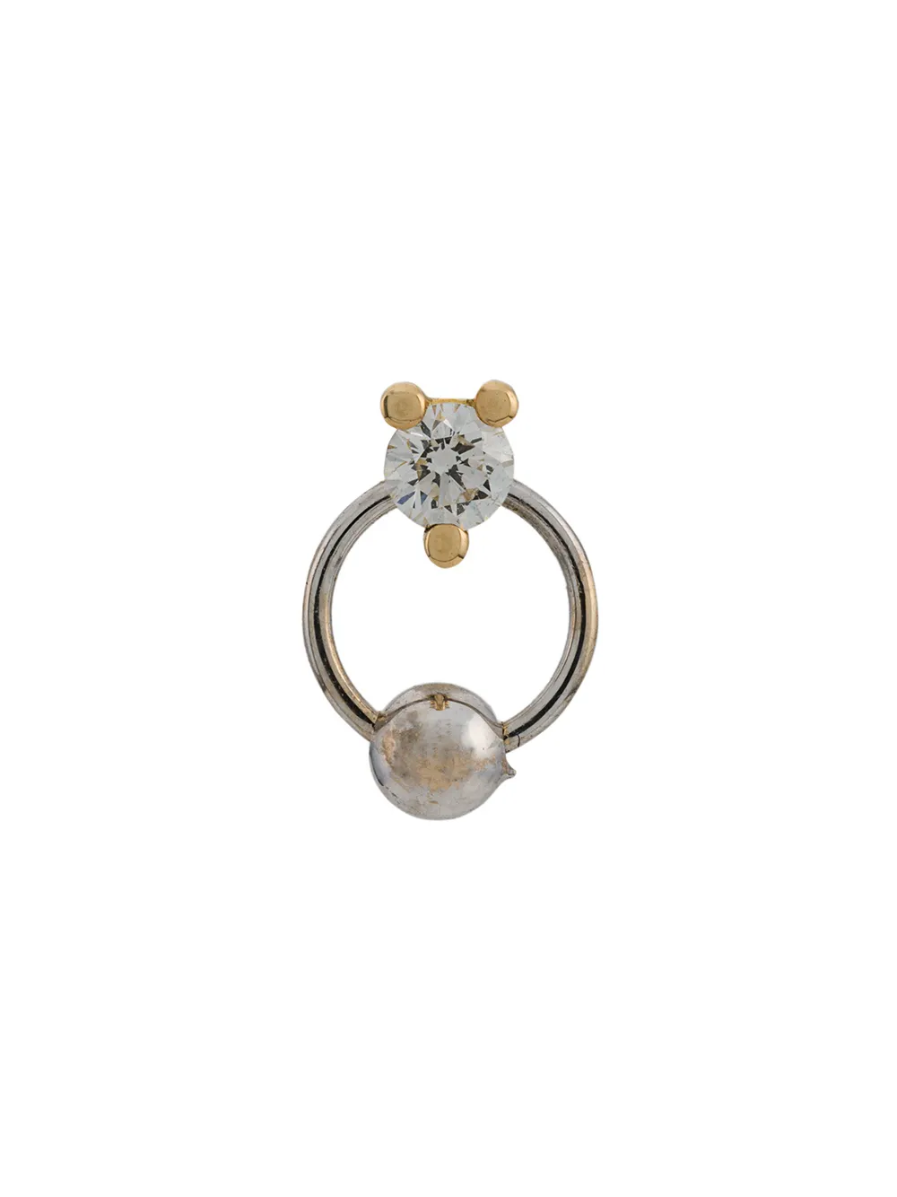 one diamond earring