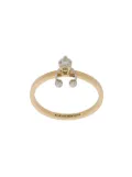 Delfina Delettrez 18kt yellow and white Two In One diamond ring - Gold