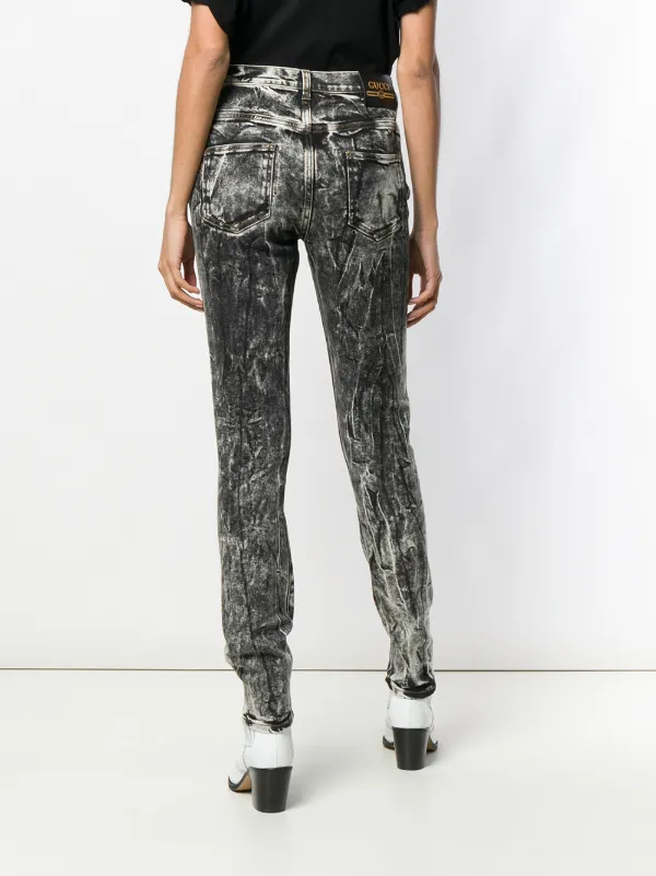 gucci acid wash jeans