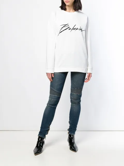 balmain signature sweatshirt