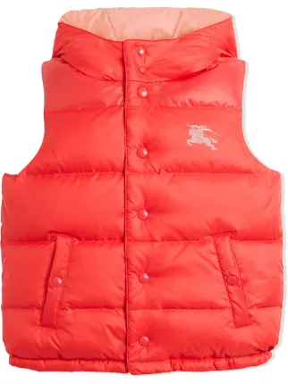 burberry vest kids orange